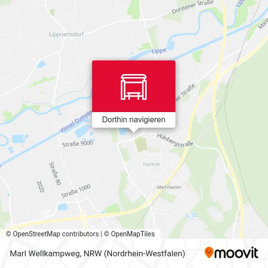 Marl Wellkampweg Karte