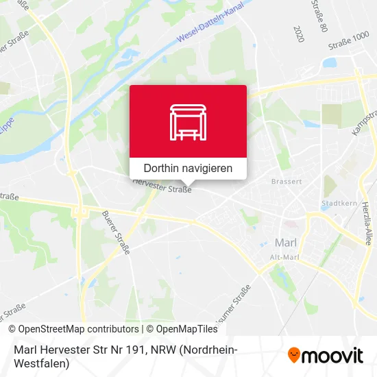 Marl Hervester Str Nr 191 Karte