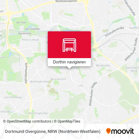 Dortmund Overgünne Karte