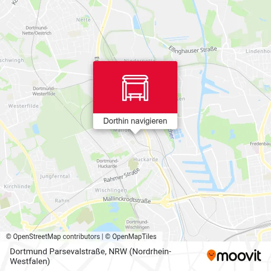 Dortmund Parsevalstraße Karte