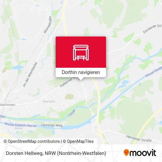 Dorsten Hellweg Karte