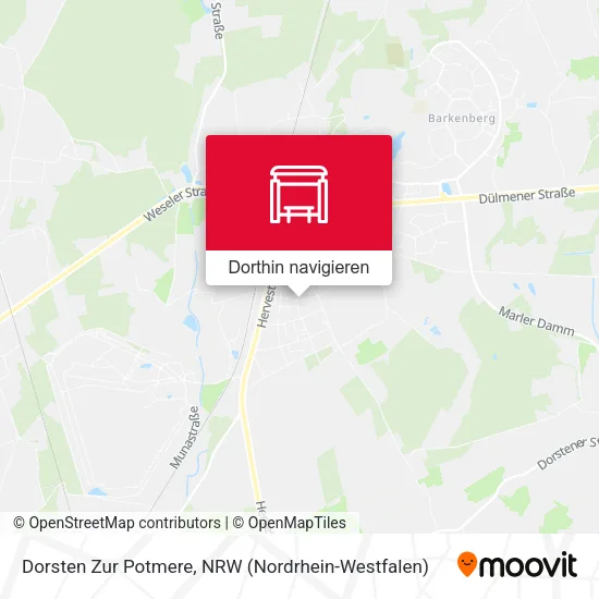 Dorsten Zur Potmere Karte