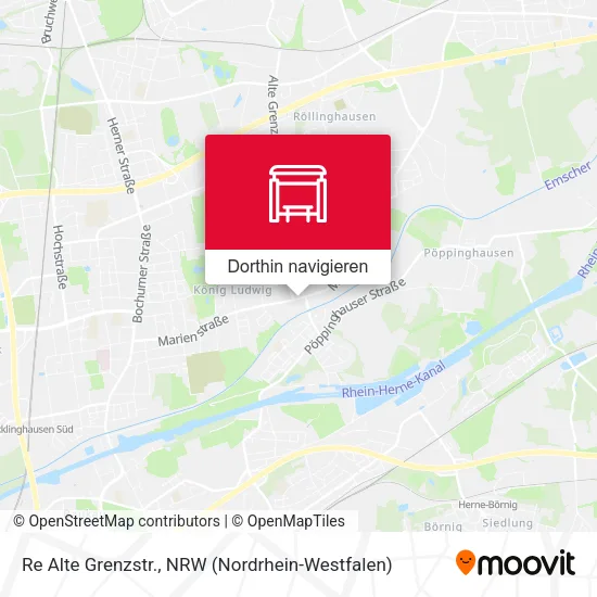 Re Alte Grenzstr. Karte