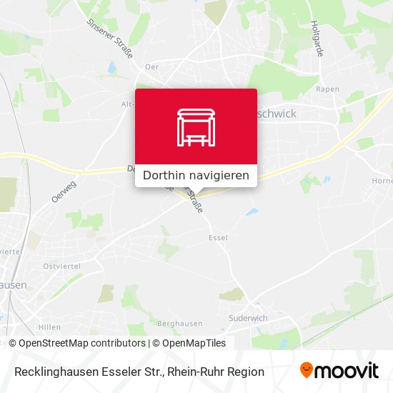 Recklinghausen Esseler Str. Karte
