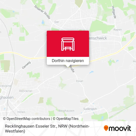 Recklinghausen Esseler Str. Karte
