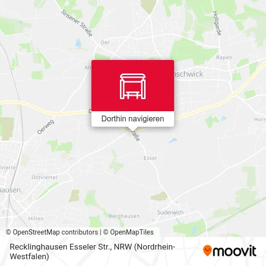 Recklinghausen Esseler Str. Karte