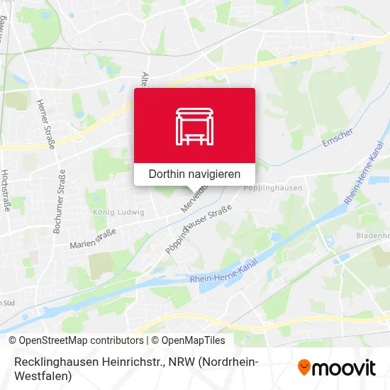 Recklinghausen Heinrichstr. Karte