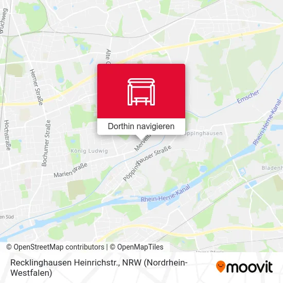 Recklinghausen Heinrichstr. Karte