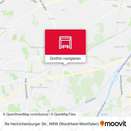 Re Henrichenburger Str. Karte