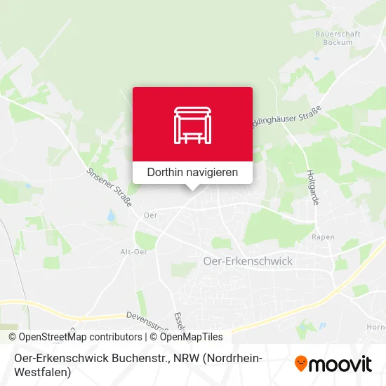 Oer-Erkenschwick Buchenstr. Karte