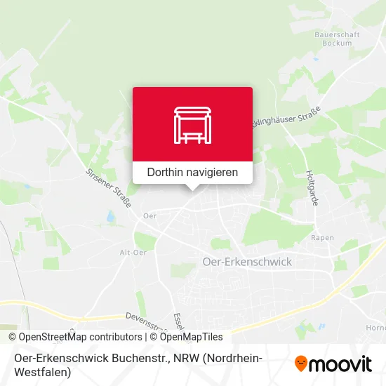 Oer-Erkenschwick Buchenstr. Karte