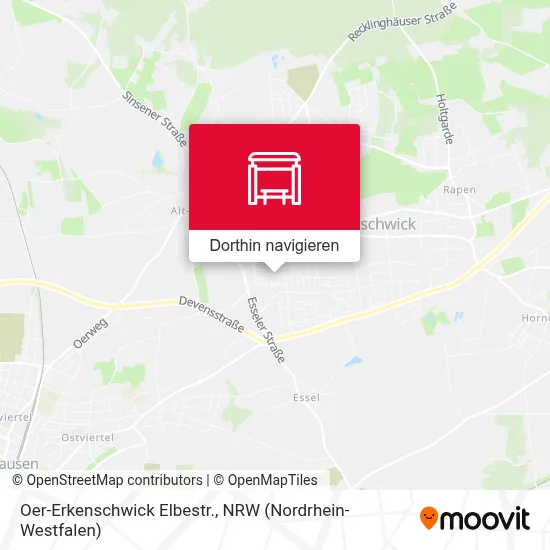 Oer-Erkenschwick Elbestr. Karte