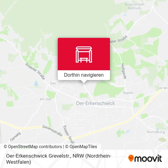 Oer-Erkenschwick Grevelstr. Karte