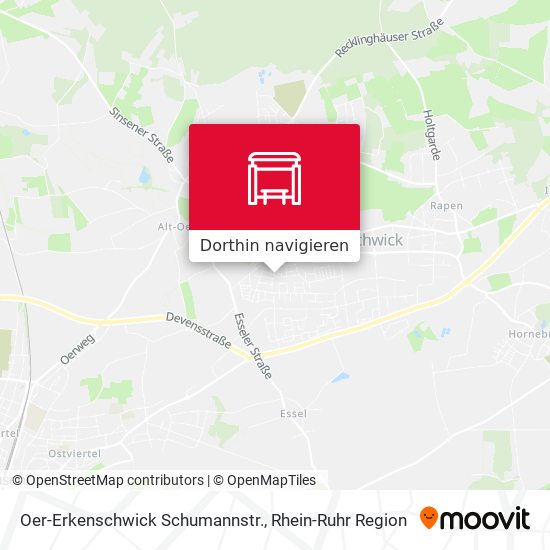 Oer-Erkenschwick Schumannstr. Karte