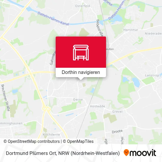 Dortmund Plümers Ort Karte