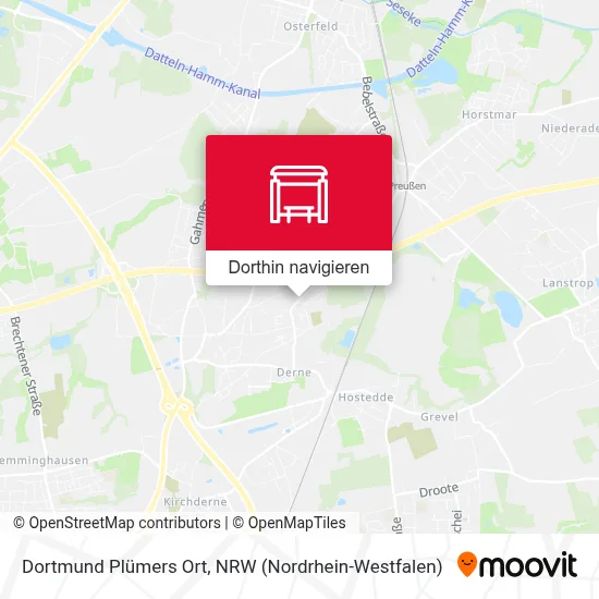Dortmund Plümers Ort Karte