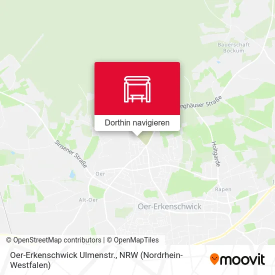 Oer-Erkenschwick Ulmenstr. Karte