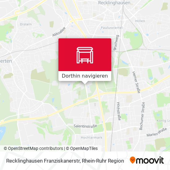 Recklinghausen Franziskanerstr Karte