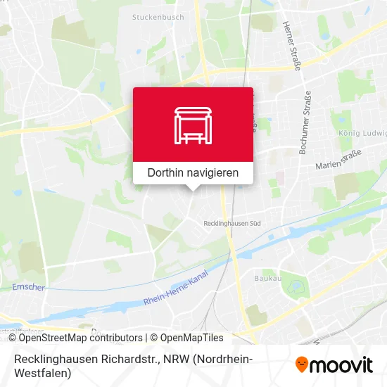 Recklinghausen Richardstr. Karte