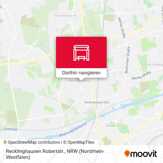Recklinghausen Robertstr. Karte
