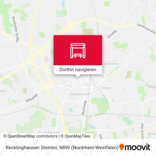 Recklinghausen Steintor Karte