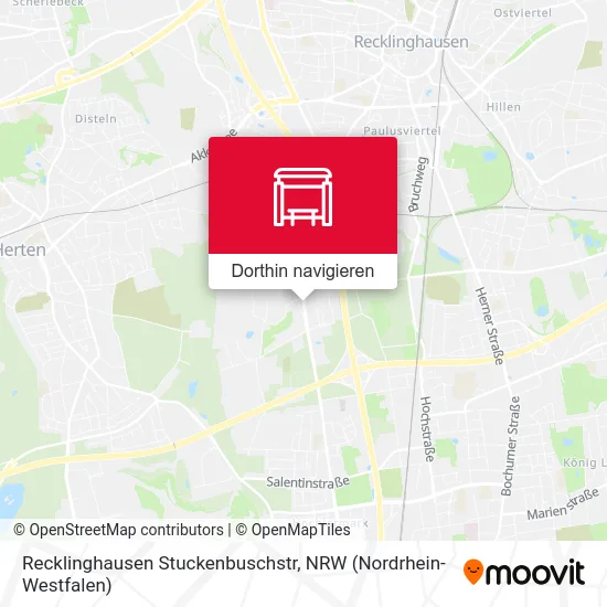 Recklinghausen Stuckenbuschstr Karte