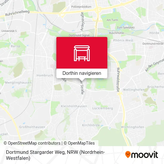 Dortmund Stargarder Weg Karte