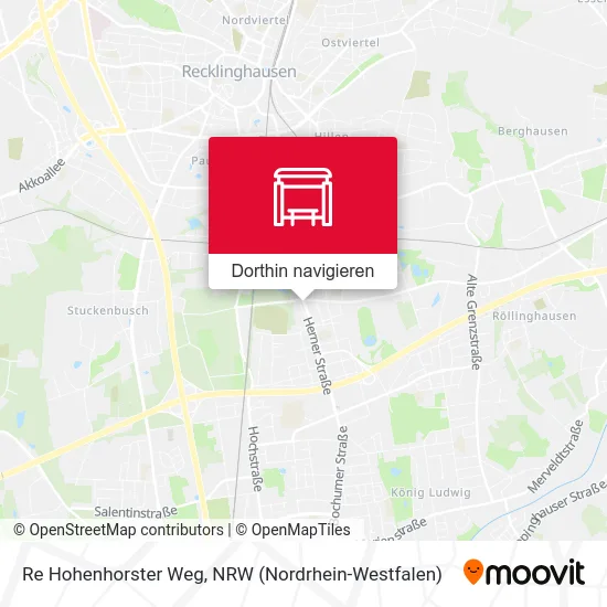 Re Hohenhorster Weg Karte