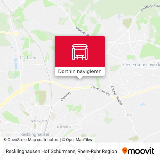 Recklinghausen Hof Schürmann Karte