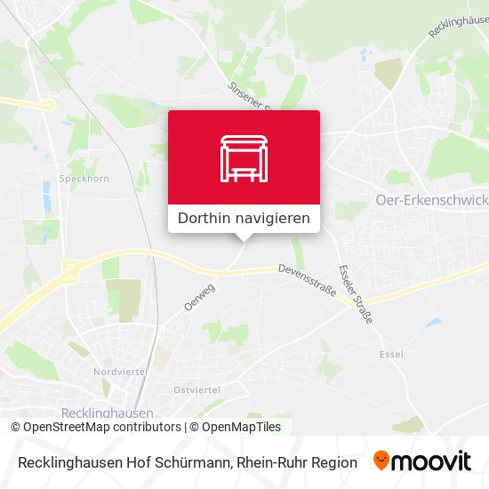 Recklinghausen Hof Schürmann Karte