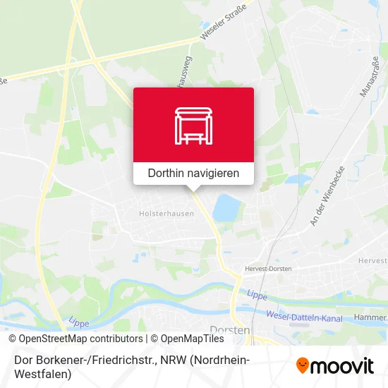 Dor Borkener-/Friedrichstr. Karte