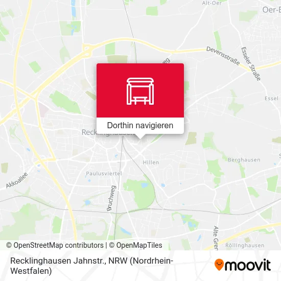 Recklinghausen Jahnstr. Karte