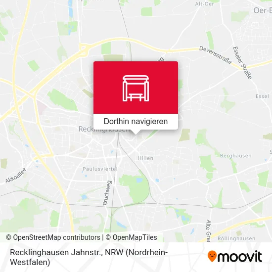 Recklinghausen Jahnstr. Karte