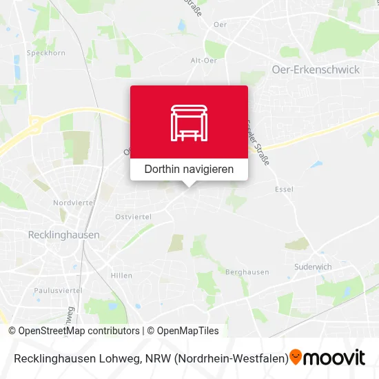 Recklinghausen Lohweg Karte