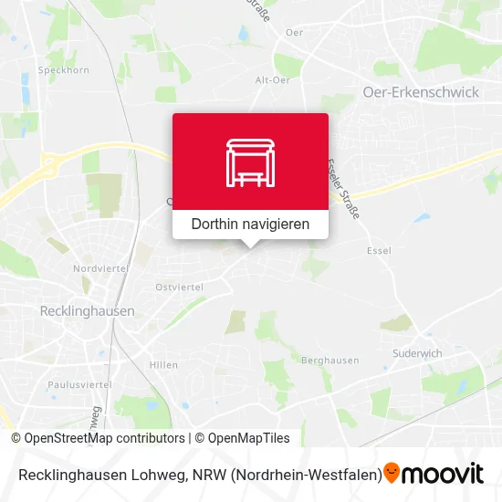 Recklinghausen Lohweg Karte