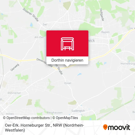 Oer-Erk. Horneburger Str. Karte
