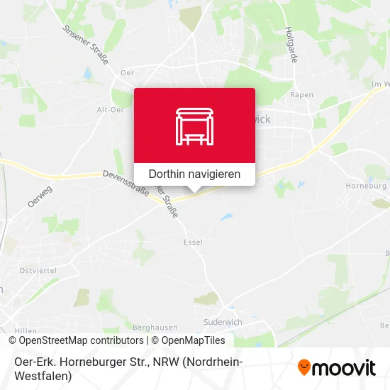 Oer-Erk. Horneburger Str. Karte