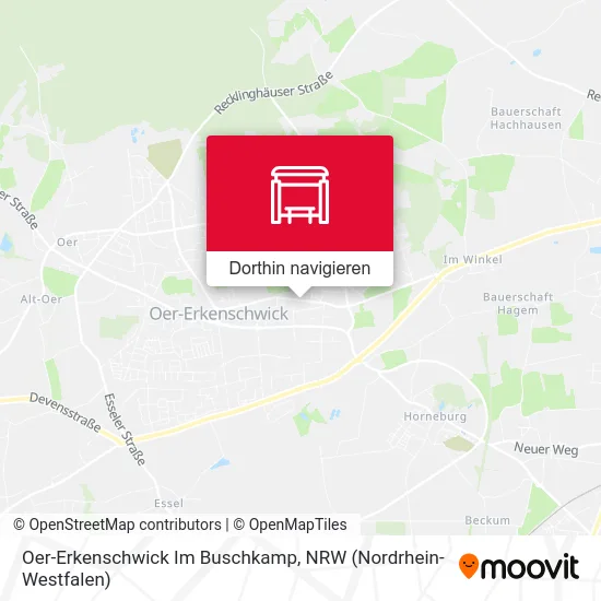 Oer-Erkenschwick Im Buschkamp Karte