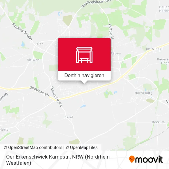 Oer-Erkenschwick Kampstr. Karte