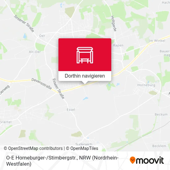O-E Horneburger-/Stimbergstr. Karte