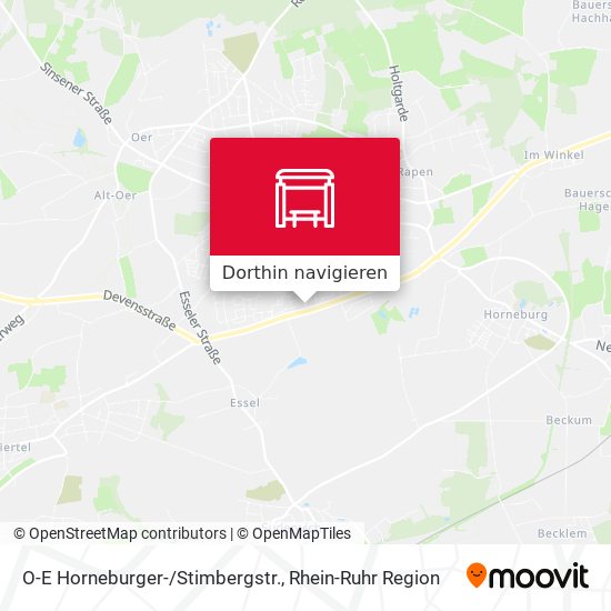 O-E Horneburger-/Stimbergstr. Karte