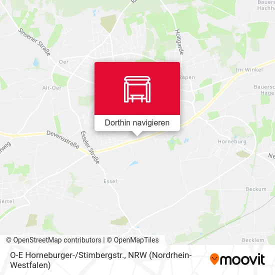 O-E Horneburger-/Stimbergstr. Karte