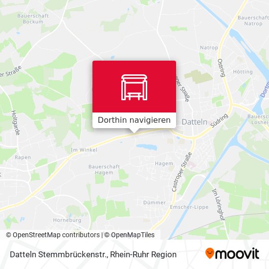 Datteln Stemmbrückenstr. Karte