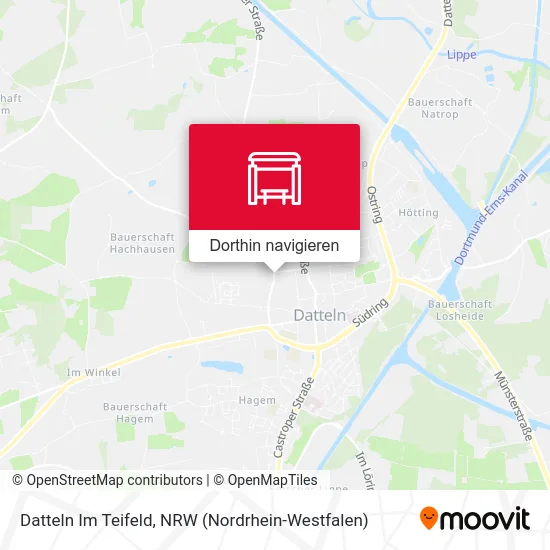 Datteln Im Teifeld Karte