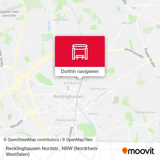 Recklinghausen Nordstr. Karte