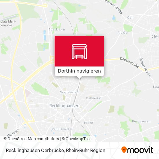 Recklinghausen Oerbrücke Karte