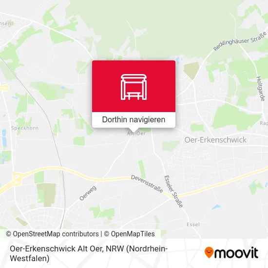 Oer-Erkenschwick Alt Oer Karte