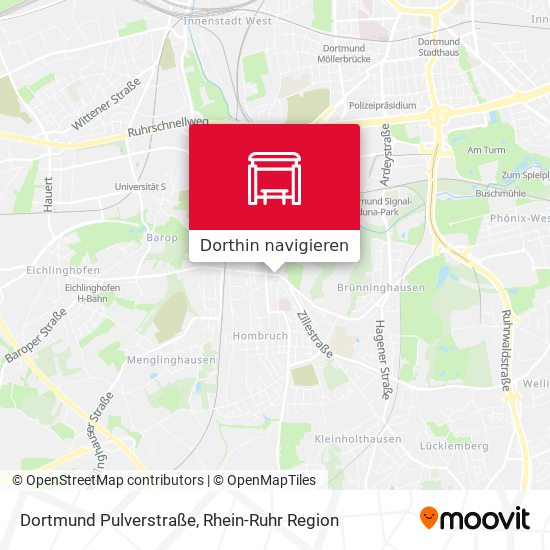 Dortmund Pulverstraße Karte