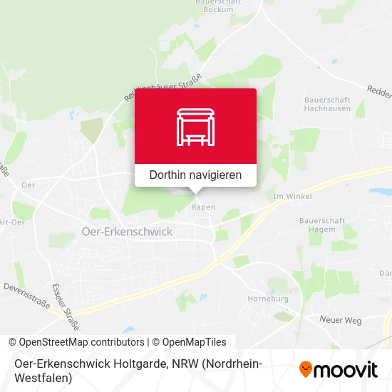 Oer-Erkenschwick Holtgarde Karte