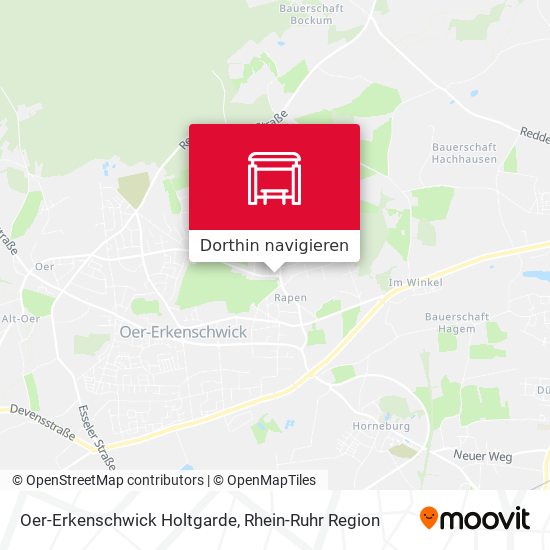 Oer-Erkenschwick Holtgarde Karte